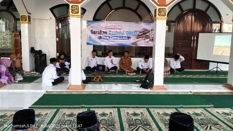 Bersama Lintas Sektor, Bimas Islam Kemenag Probolinggo Gencar Sosialisasi Gerakan Indonesia Berkiblat 2026
