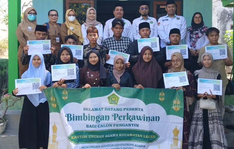 Cegah Stunting sejak Dini, KUA dan Puskesmas Leces Bekali Calon Pengantin Edukasi Agama dan Kesehatan