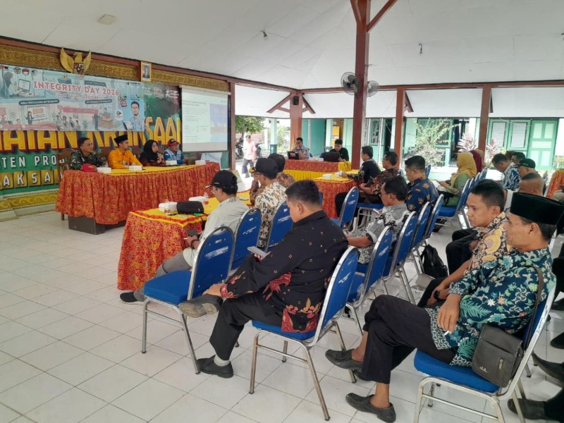 Gak Jujur, Gak Sae!, KUA Kraksaan Ikuti Sosialisasi Integrity Day 2026
