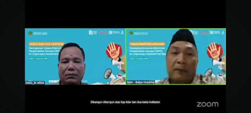 Perkuat Akuntabilitas, Itjen Kemenag RI Sosialisasikan “IEPK”