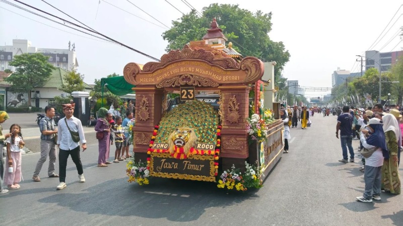 Jejak Tegalsari Warnai Pawai Ta’aruf MTQ Nasional