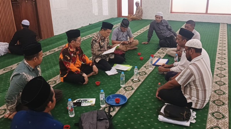 Penandatanganan Akta Pengganti Akta Ikrar Wakaf Masjid An Nur Kelurahan Patokan Tegaskan Kepastian Hukum Wakaf