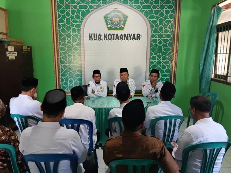 Estafet Kepemimpinan dan Semangat Baru KUA Kotaanyar untuk Pelayanan Umat